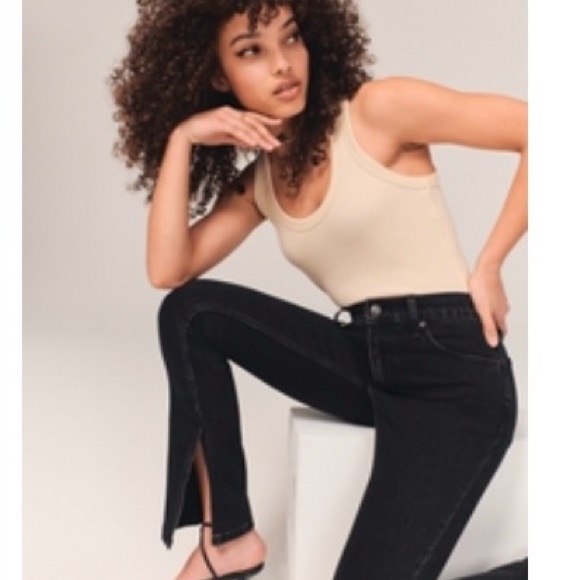 Abercrombie & Fitch Black, High Rise, Skinny Jeans - Picture 2 of 7